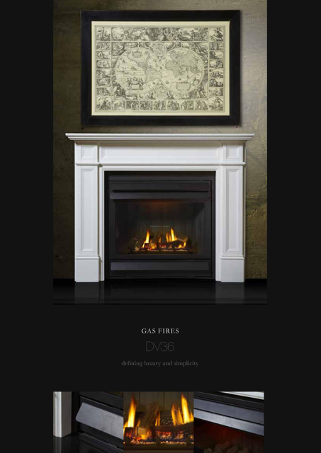DV36 direct vent gas fireplace